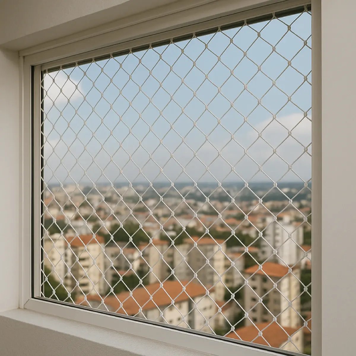 Instalação de telas mosquiteiro em propriedade rural no interior de MS