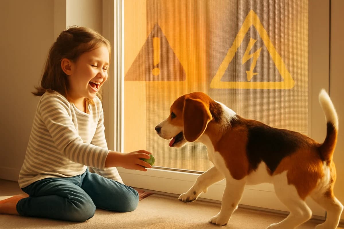 Rede de proteção para crianças em apartamento