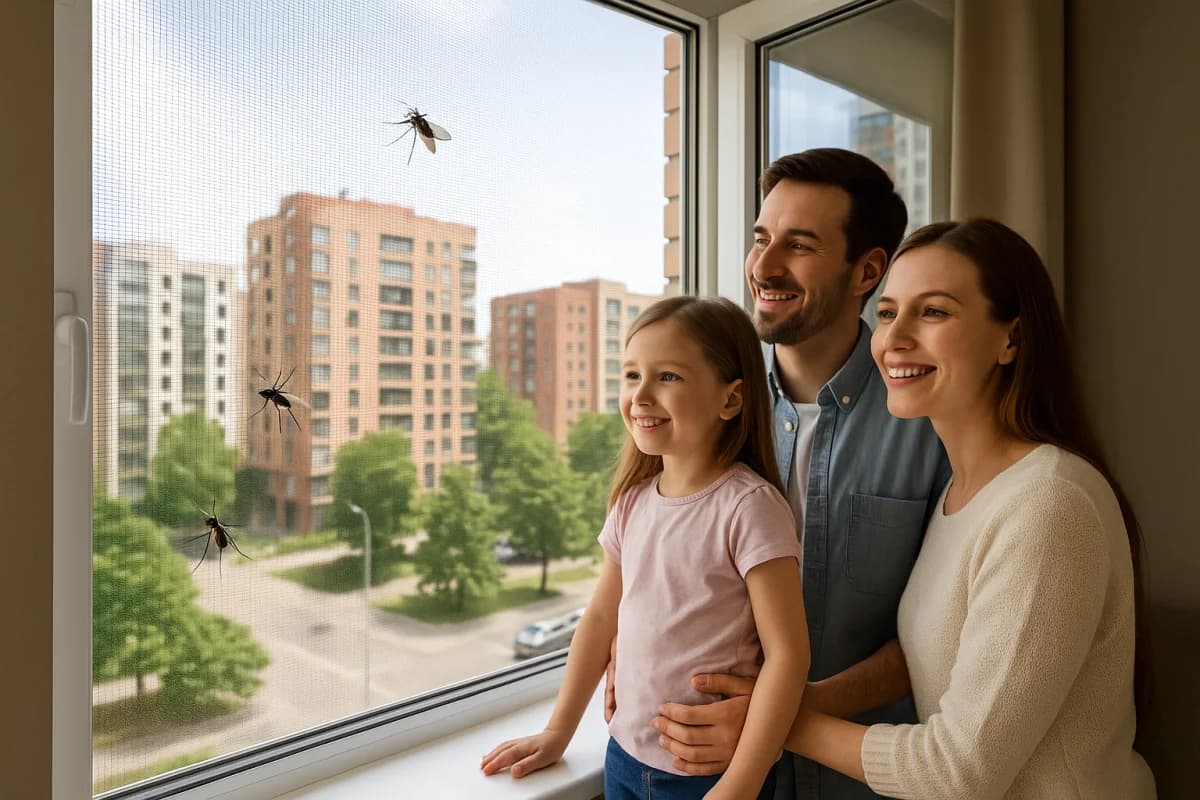 Diversos insetos urbanos e métodos de proteção residencial