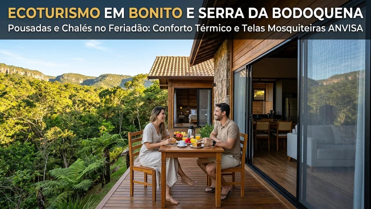 Ecoturismo em Bonito e Serra da Bodoquena: Telas Mosquiteiras em Alumínio para Chalés e Pousadas - UauTelas
