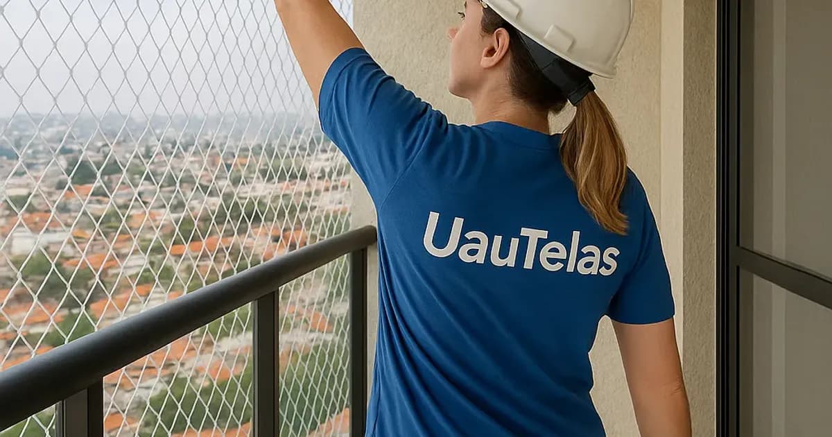 Varanda fechada com envidraçamento e tela mosquiteira