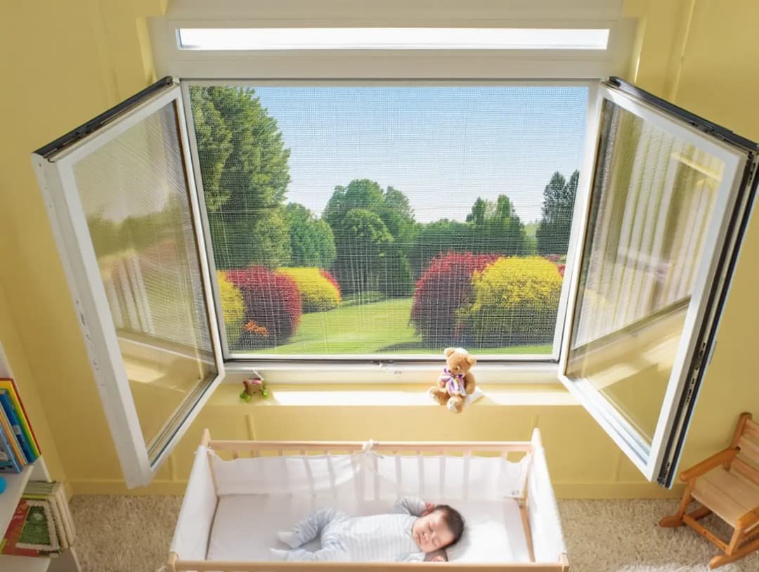 Mosquiteiro para bebê instalado em berço - Campo Grande MS