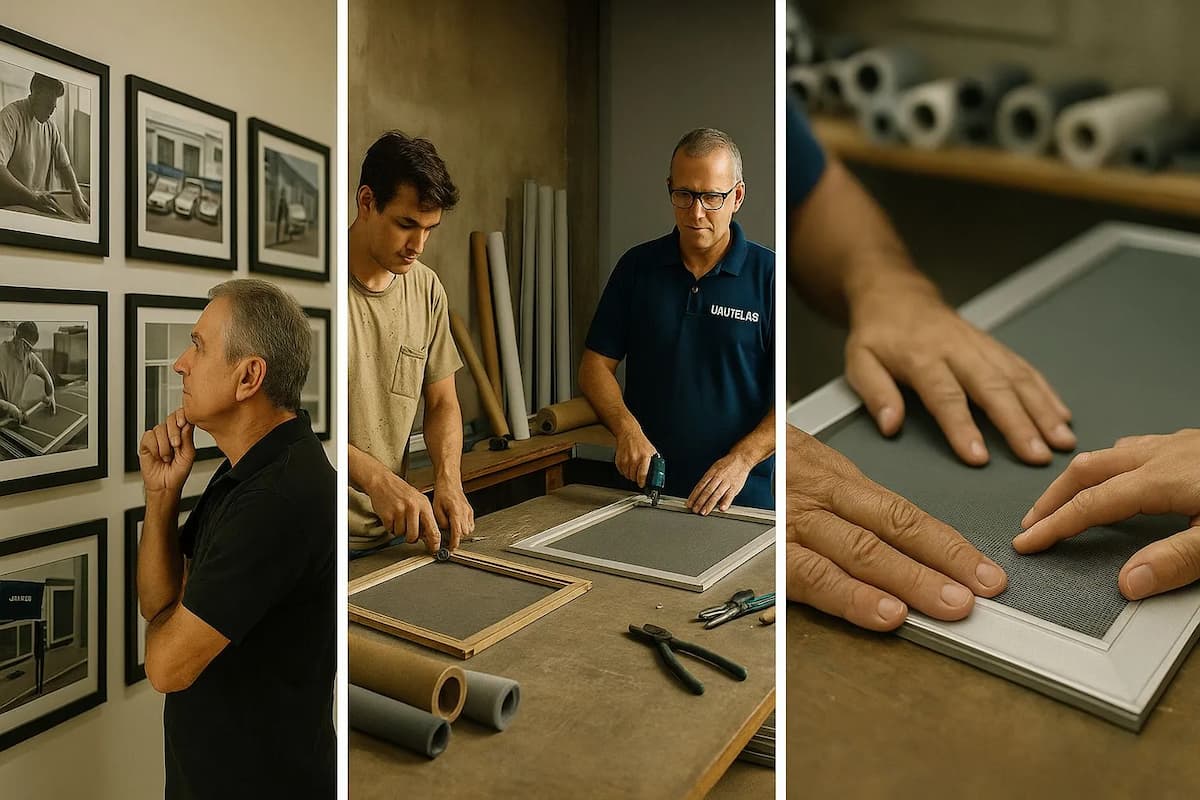 Fundadores da UauTelas - empresa familiar com tradição e compromisso com segurança residencial Fundadores da UauTelas - empresa familiar especializada em proteção residencial