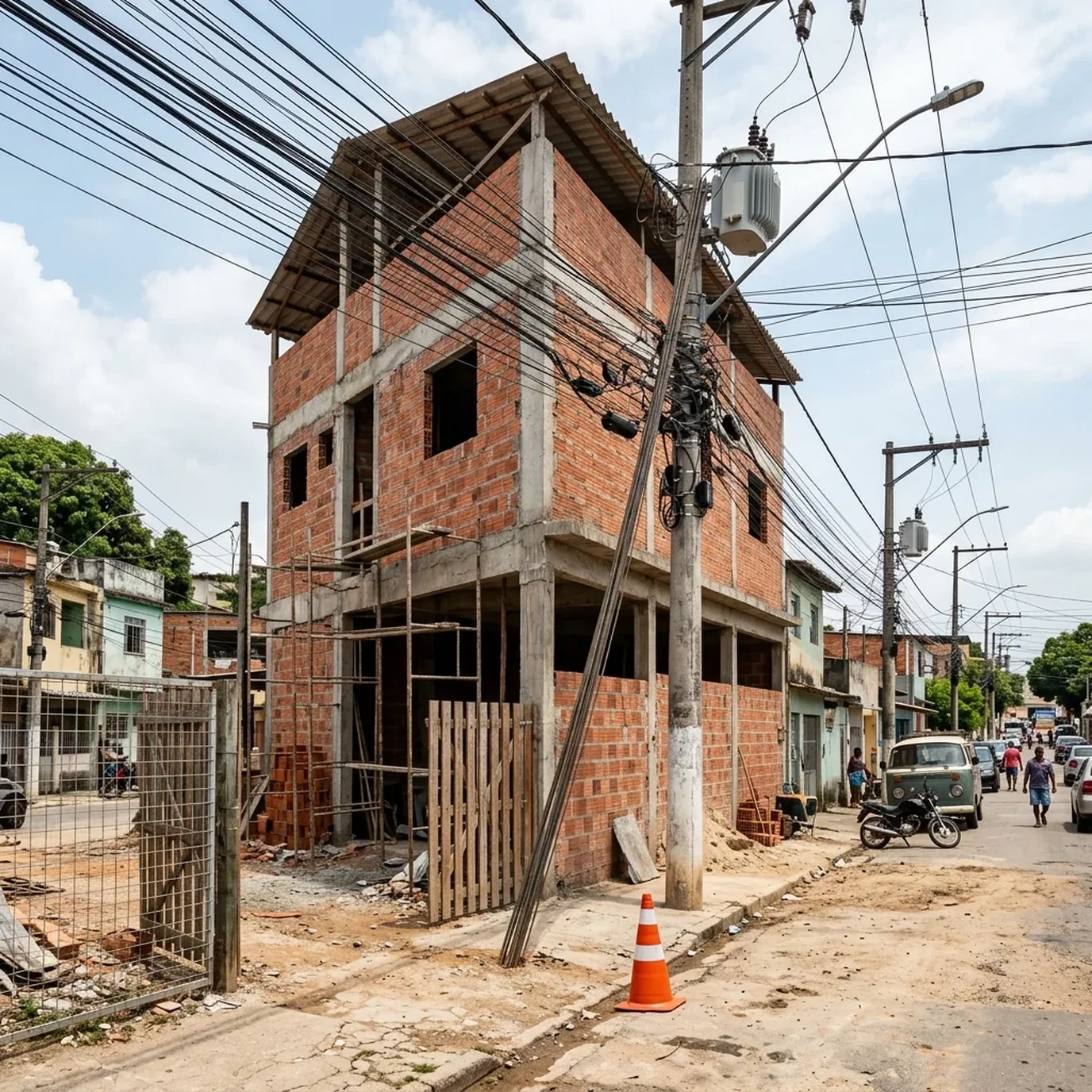 Tragédia em Santa Rita: Choque com Vergalhão e Queda de Altura Alerta para Riscos na Construção