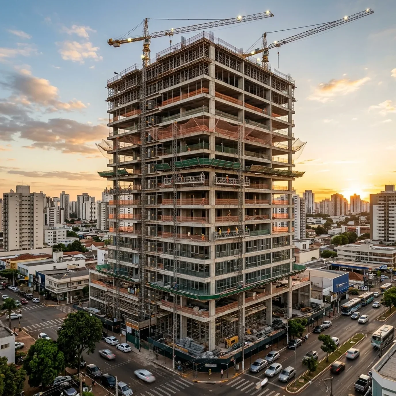 Tragédia em Campo Grande: Queda de Andaime Suspenso Alerta para Riscos na Construção Civil e Importância da NR-35