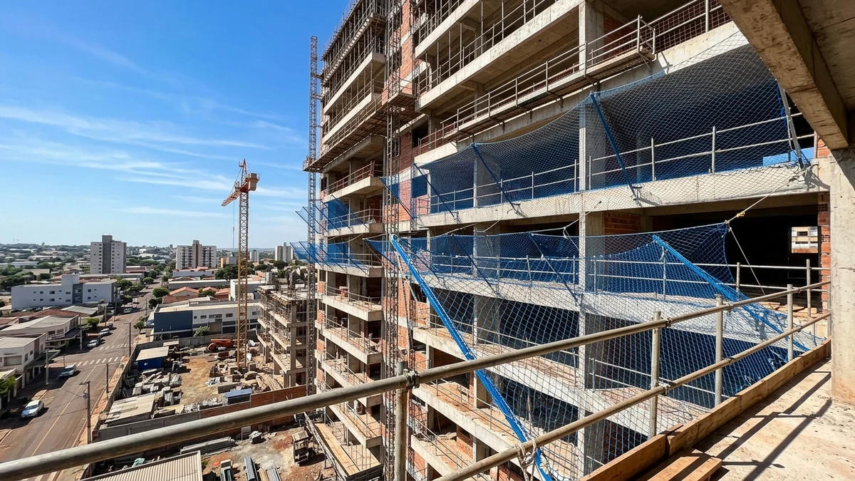 Segurança do Trabalho na Construção Civil em Dourados (MS): O Uso de Redes de Proteção Perimetral sob a NR-35