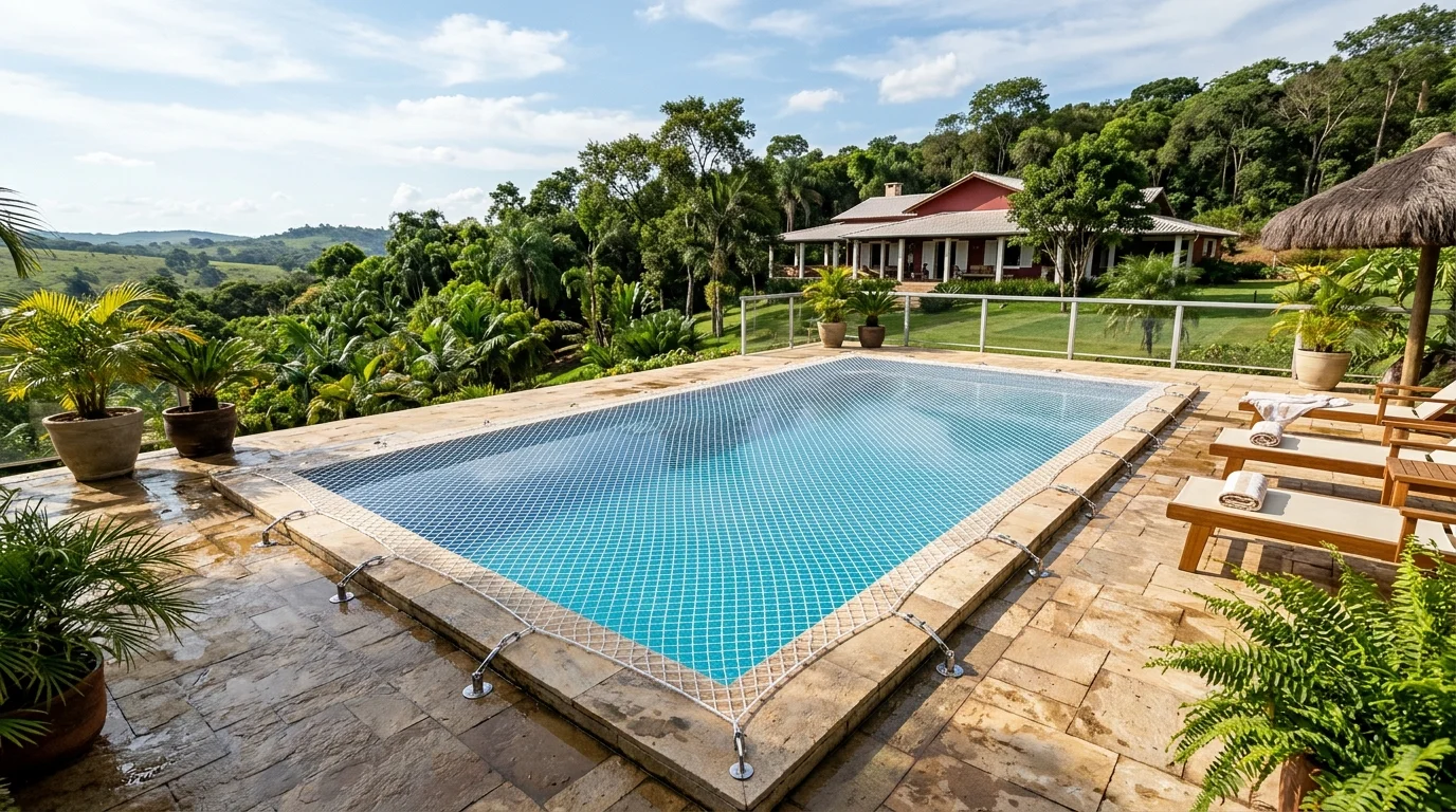 Prevenção de Afogamentos em Piscinas de Chácaras em Três Lagoas e Campo Grande (MS): Instalação de Redes e Capas de Proteção ABNT