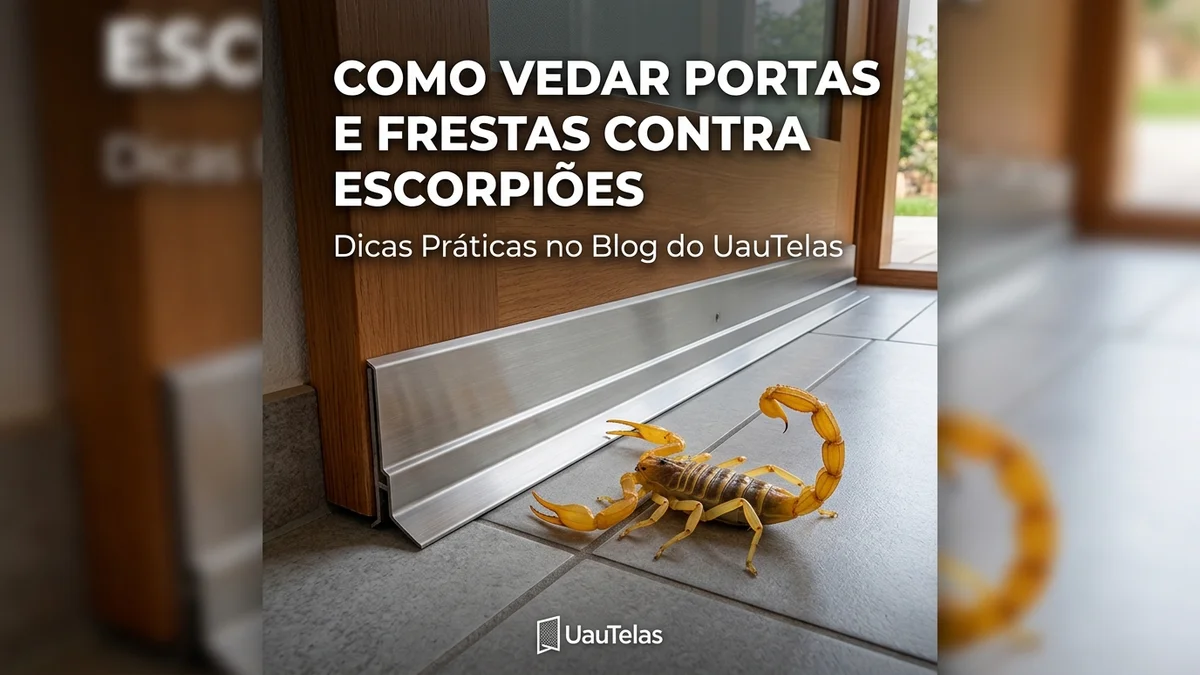 Como Vedar Portas, Janelas e Frestas Residenciais Contra Invasão de Escorpiões