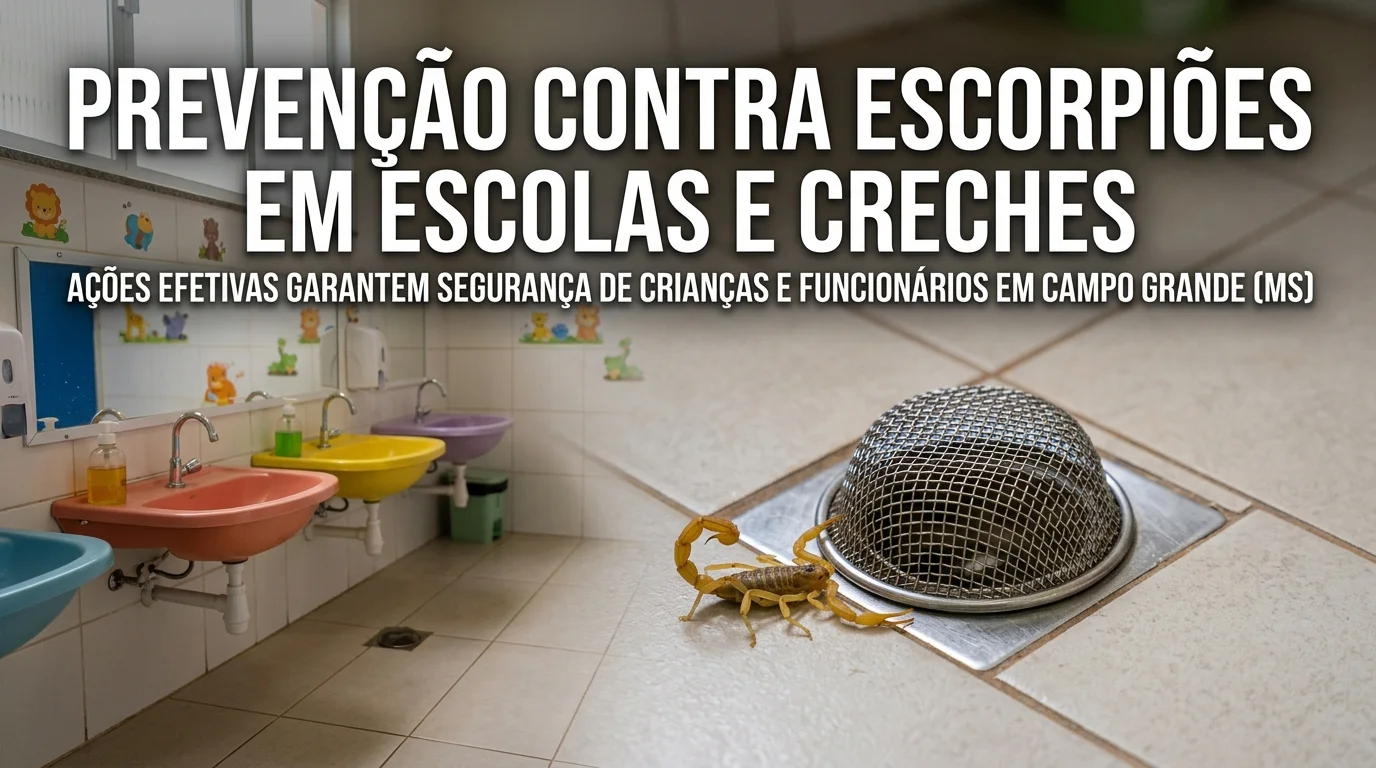 Prevenção Contra Escorpiões em Escolas e Creches: Telas e Vedações Ralo Inox