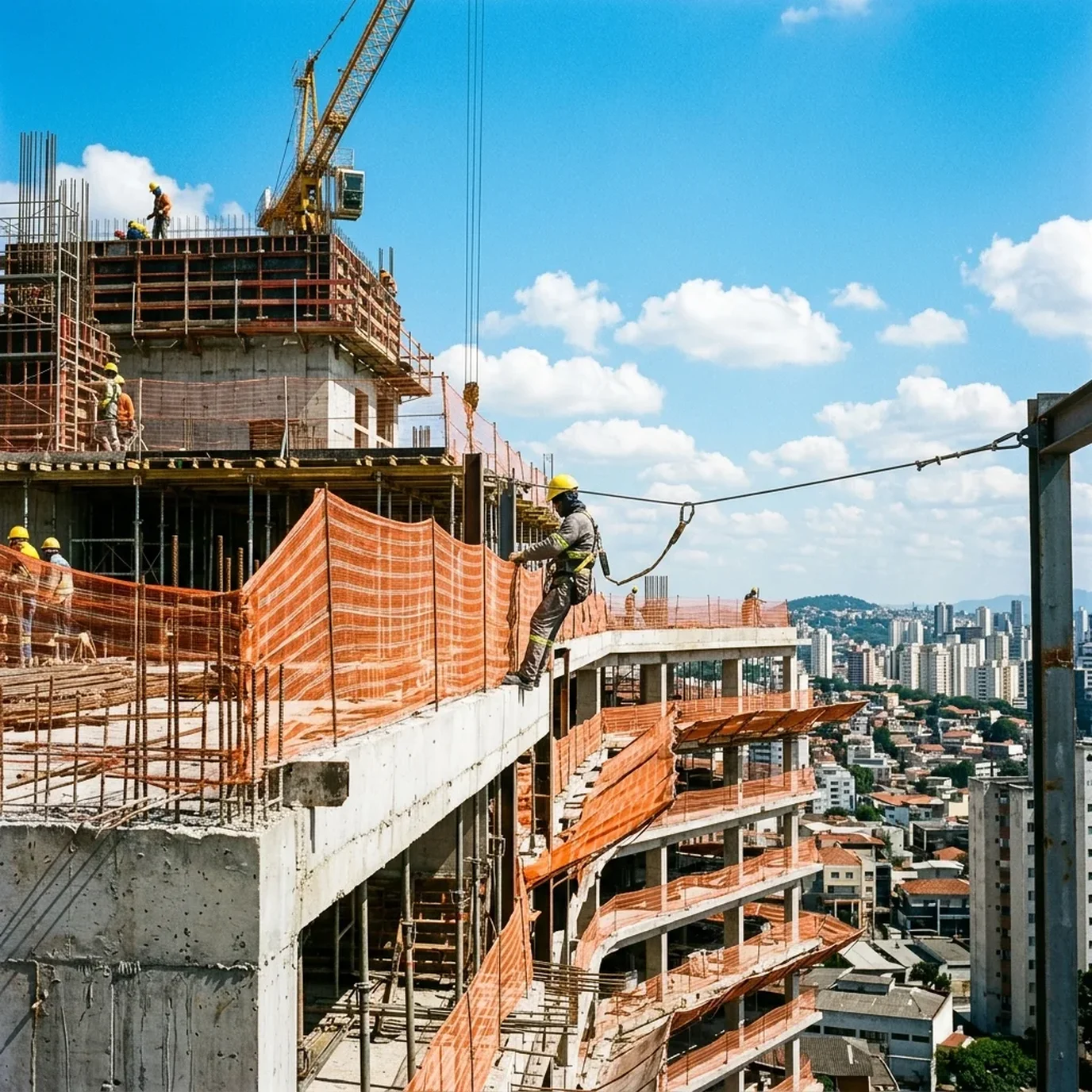 Linhas de Vida e Redes de Segurança na Construção Civil