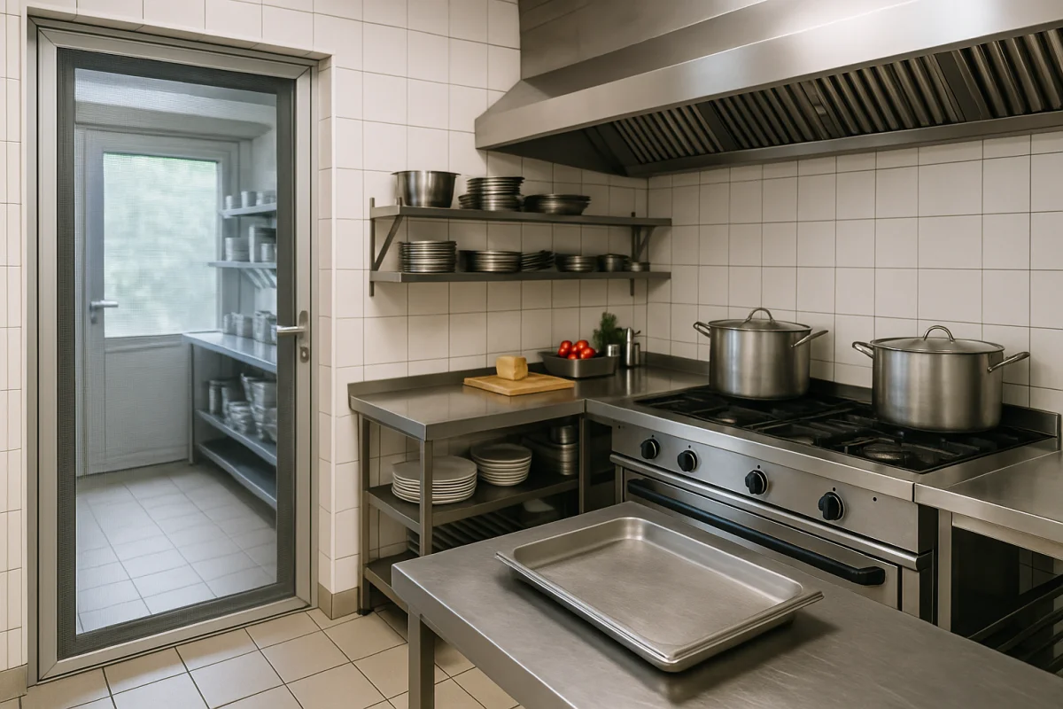 Portas Mosquiteiro de Alumínio para Cozinha: Normas ANVISA 2025