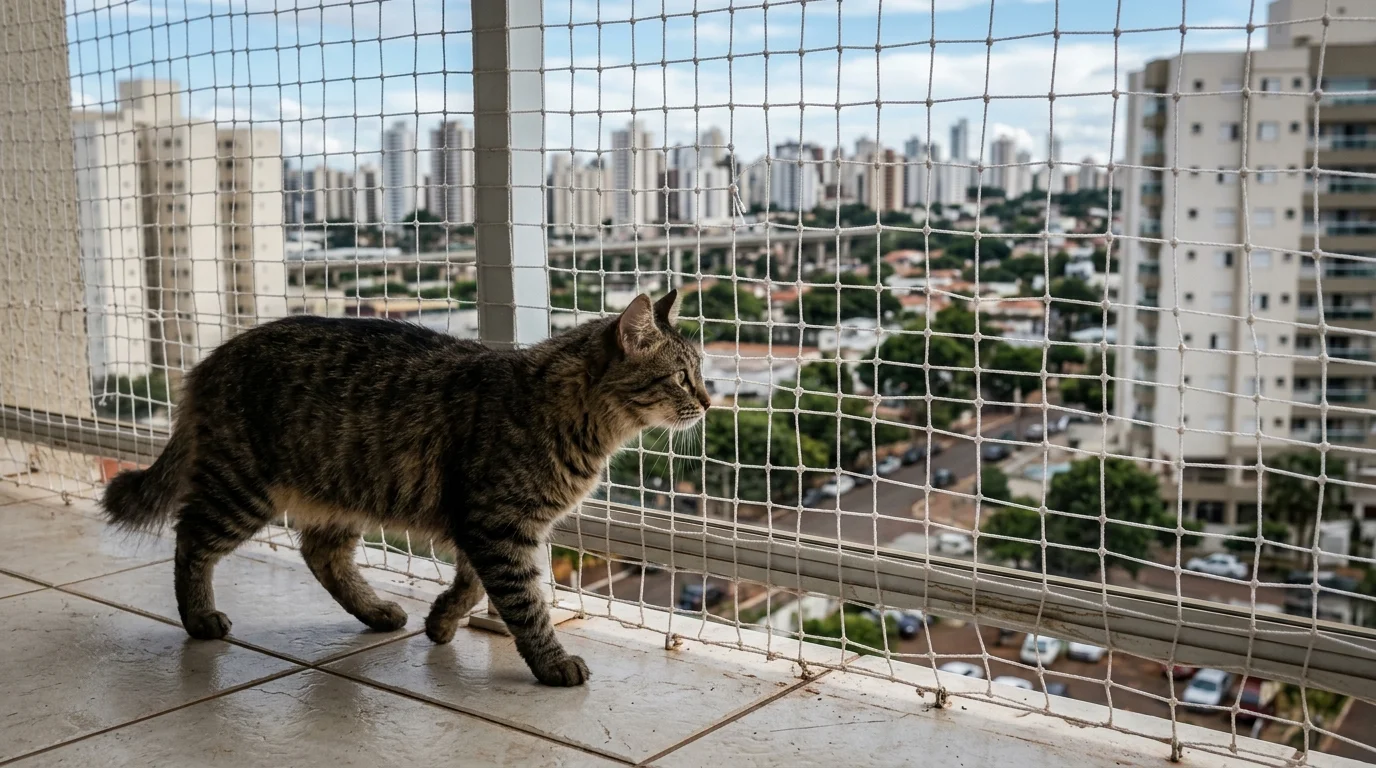 Prevenção de Quedas de Gatos em Apartamentos no Jardim dos Estados em Campo Grande (MS): Redes de Proteção 3x3 cm ABNT