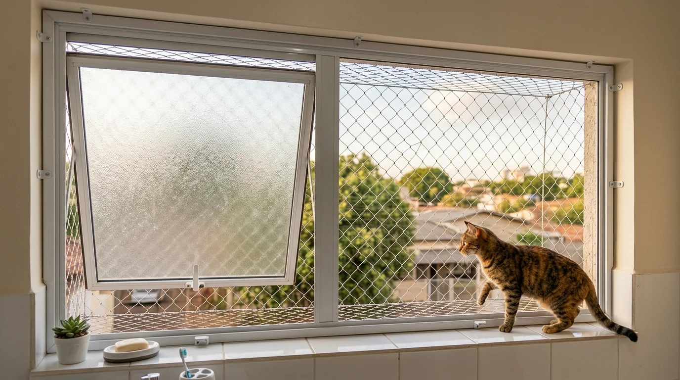 Perigo de Quedas de Gatos em Janelas Basculantes nas Moreninhas e Universitário em Campo Grande (MS): Redes de Proteção Espaciais