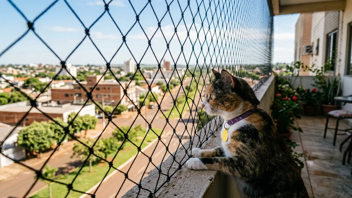 Aumento de Apartamentos em Ponta Porã Impulsiona Demanda por Redes de Proteção Felinas Certificadas pela ABNT NBR 16046