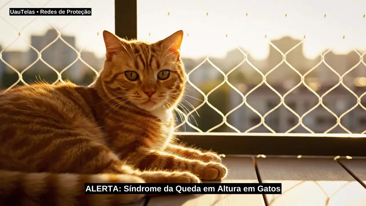 Síndrome da Queda em Altura em Gatos: Guia Completo de Prevenção e Redes de Proteção ABNT