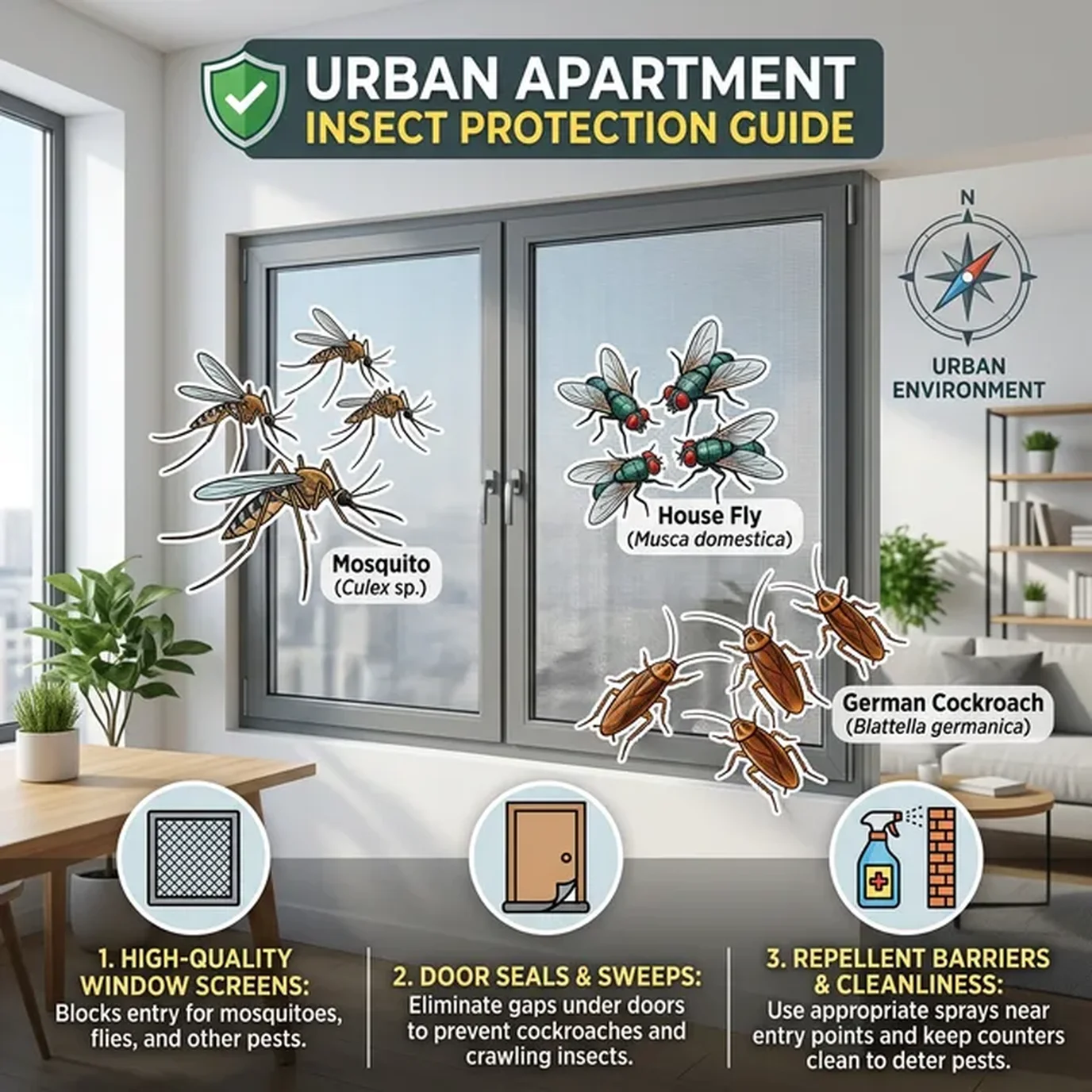 Proteção contra Insetos Urbanos: Guia Completo Além dos Mosquitos 2025