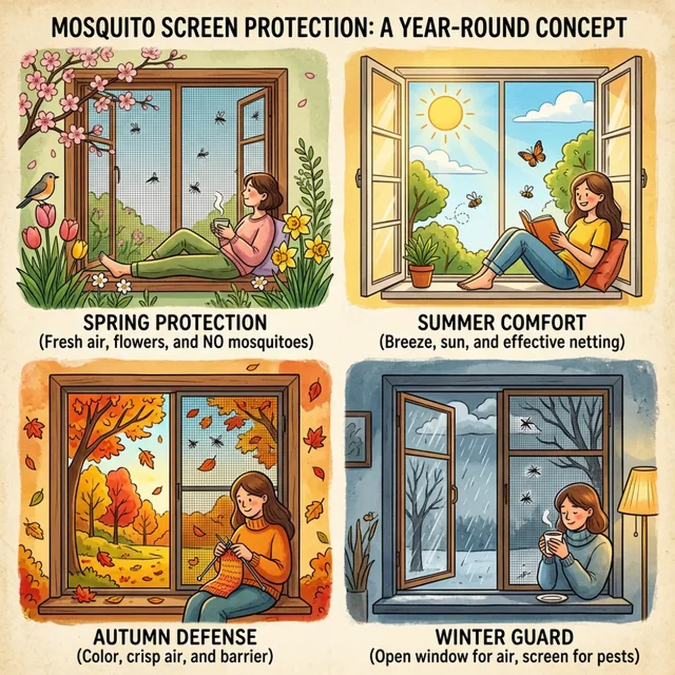 Proteção Sazonal: Telas Mosquiteiras para Cada Época do Ano 2025