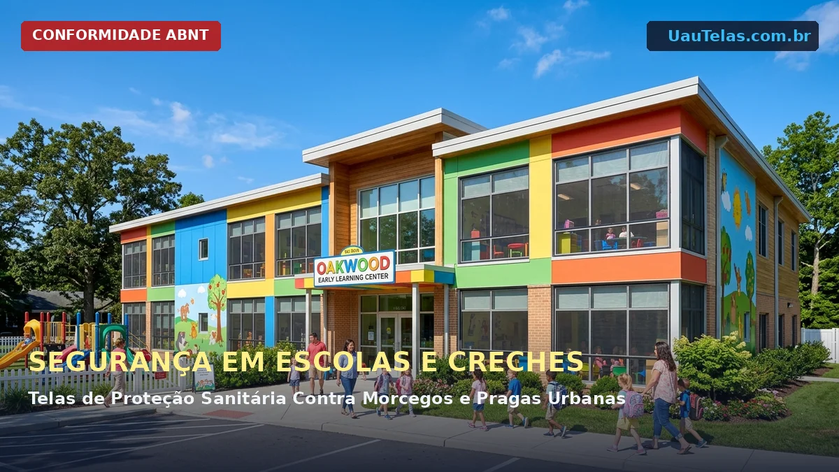 Redes e Telas de Proteção Contra Morcegos em Escolas e Creches