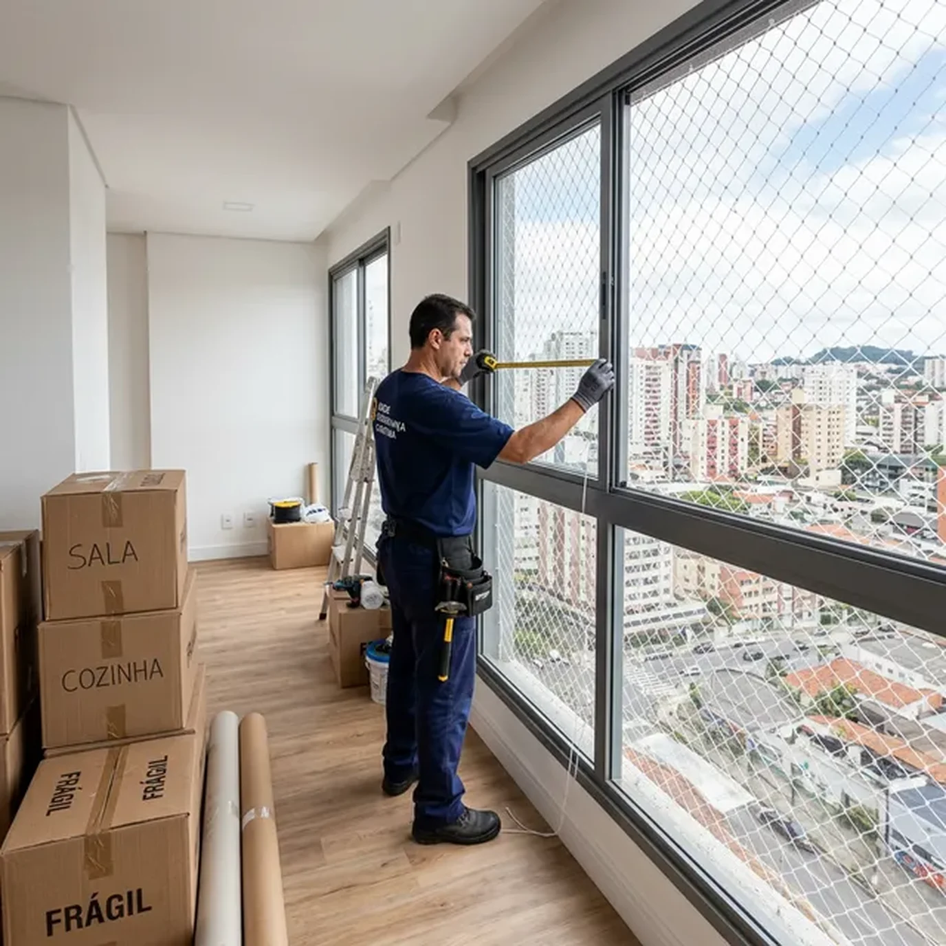 Redes de Proteção para Apartamentos Novos: Instalação na Mudança