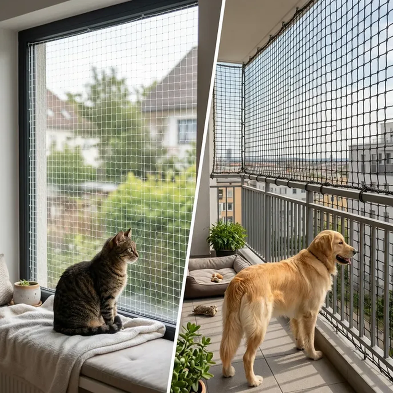Redes de Proteção para Gatos vs Cachorros: Diferenças Completas | Guia 2025