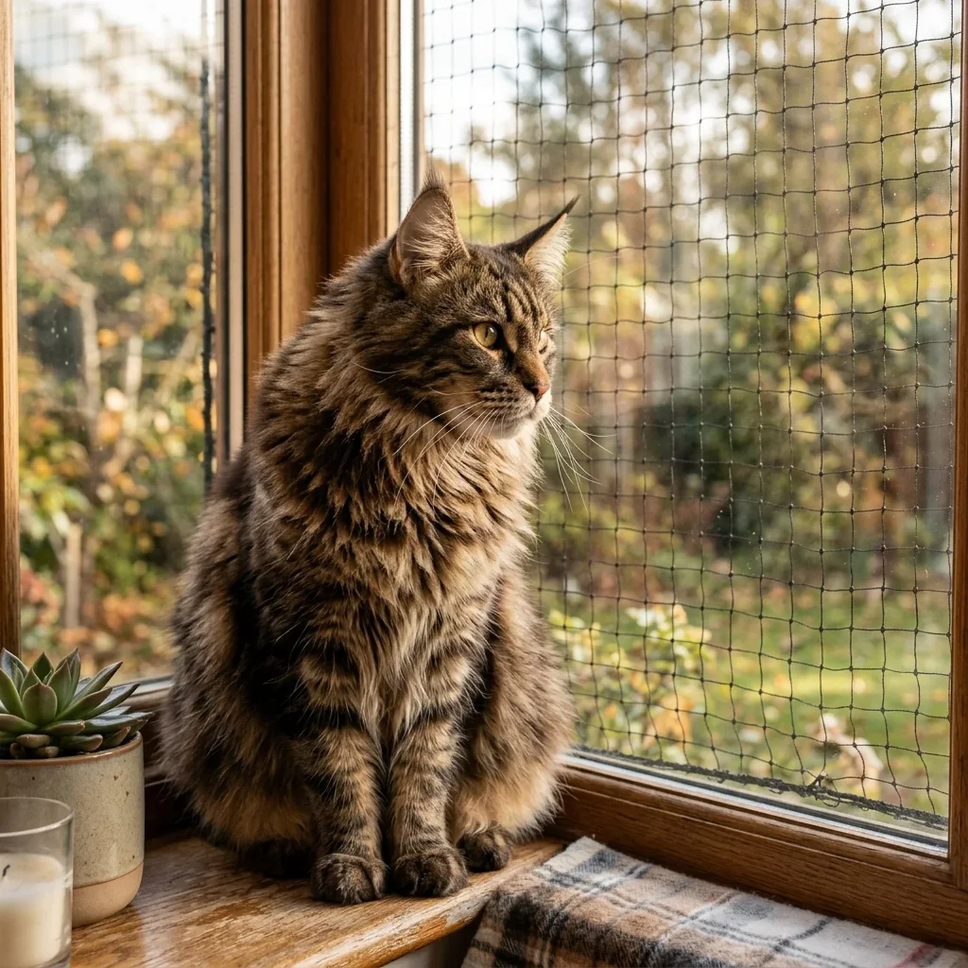 Redes de Proteção para Gatos Grandes: Como Proteger Maine Coon e Ragdoll