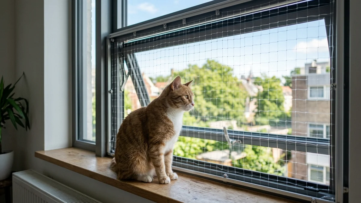 Redes de Proteção para Gatos em Janelas Pivotantes e Sacadas em L em Ponta Porã e Amambai (MS)