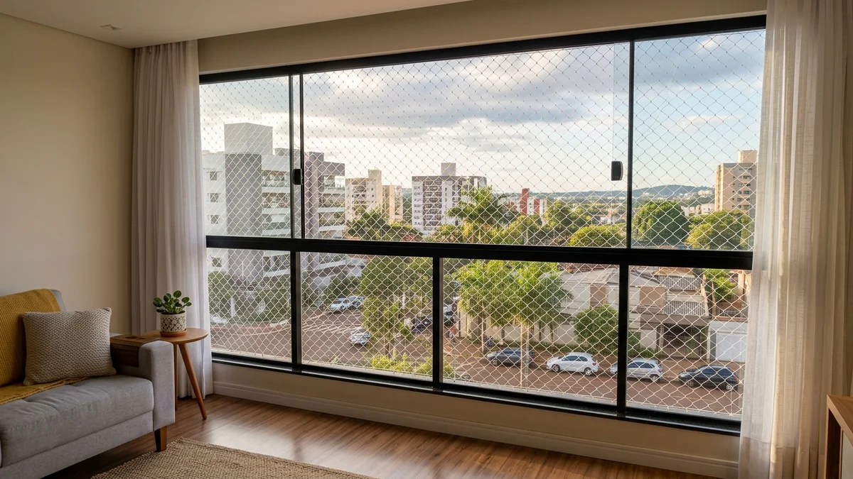 Redes de Proteção para Janelas em Apartamentos Alugados em Dourados (MS): Instalação sem Danificar Esquadrias