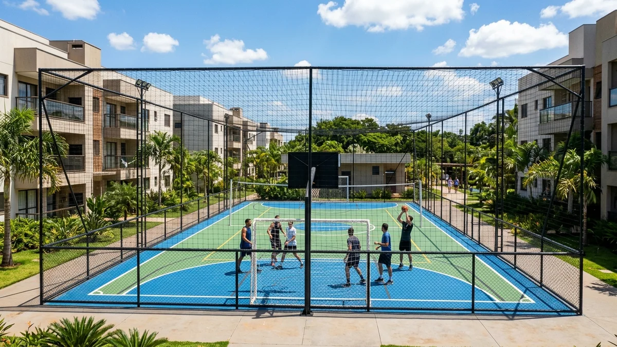 Redes de Proteção para Quadras Poliesportivas e Areia em Condomínios em Três Lagoas (MS)