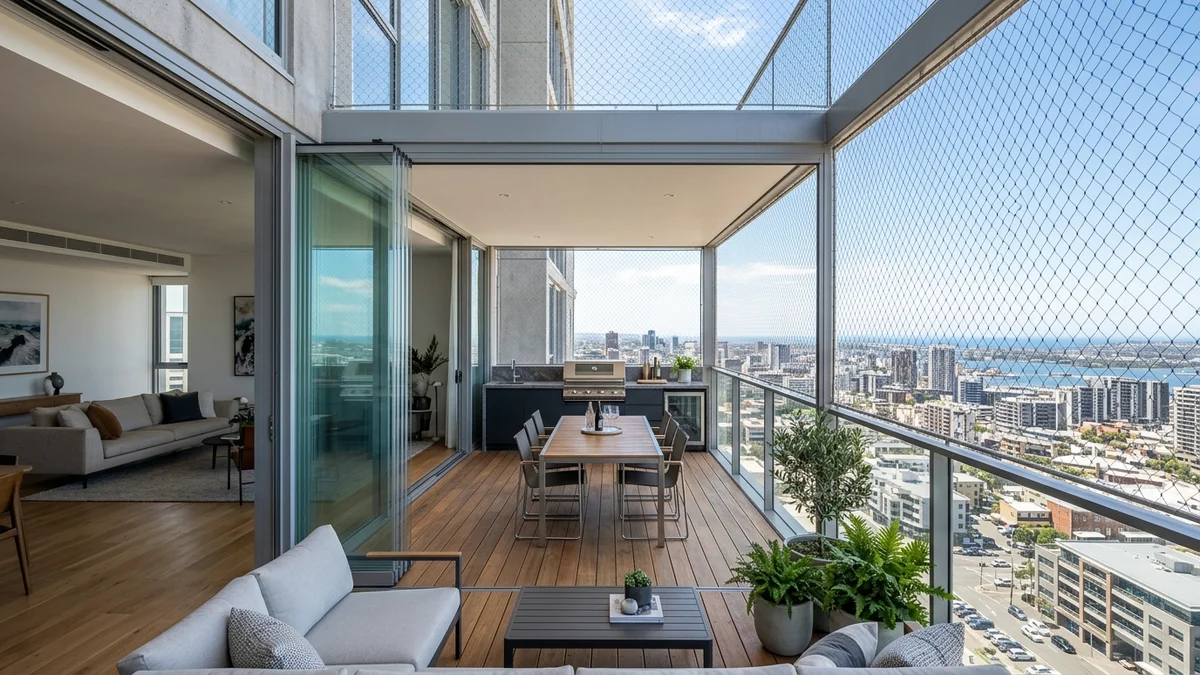 Redes de Proteção ABNT NBR 16046 para Varandas Gourmet e Sacadas Envidraçadas em Apartamentos Novos em Dourados (MS)