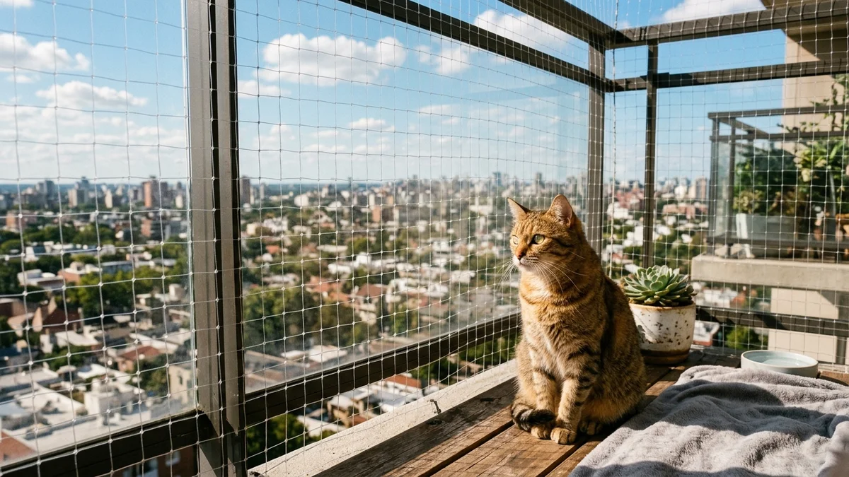Ocorrência de Resgate Felino em Sacada de Edifício em Ponta Porã (MS): A Síndrome do Gato Paraquedista e Redes de Proteção ABNT