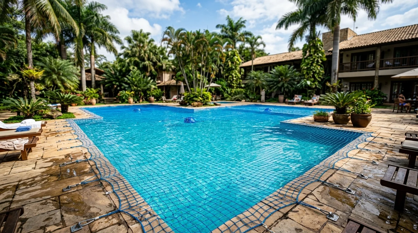 Segurança Aquática em Piscinas Residenciais e Pousadas em Bonito e Campo Grande (MS): Redes e Capas ABNT NBR 10339