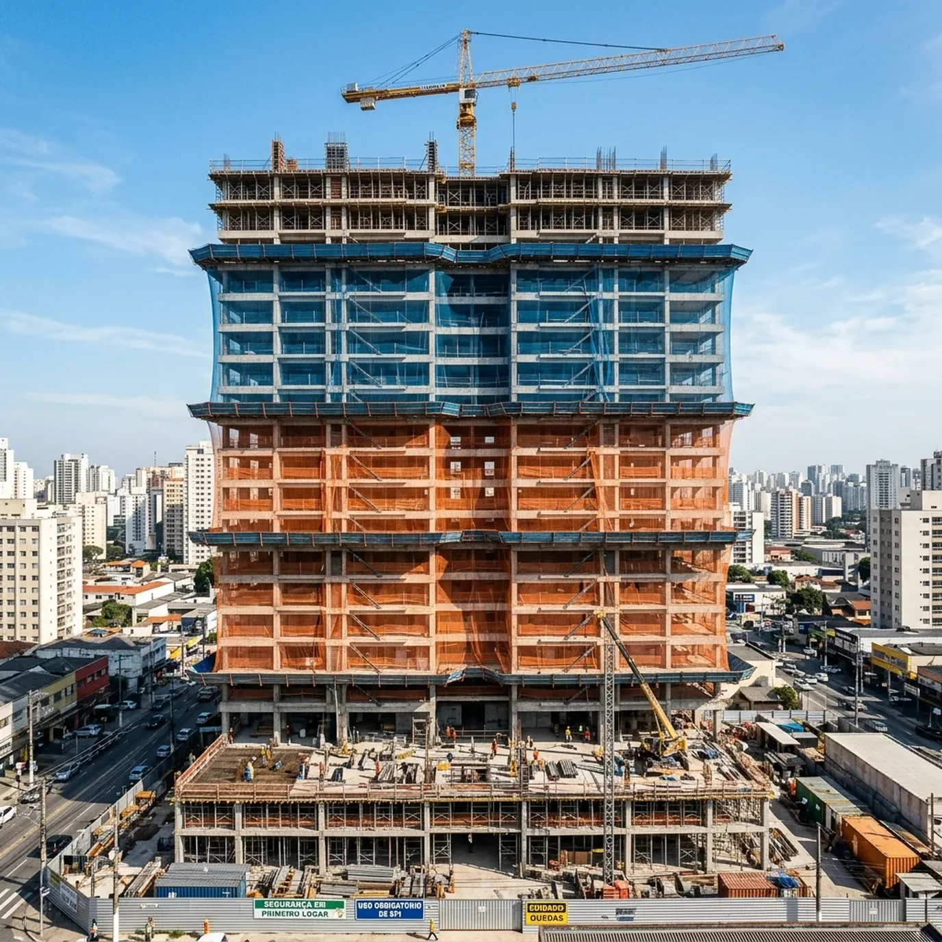 Segurança do Trabalho em Altura: O Papel das Redes de Proteção Coletiva (EPC) na Construção Civil