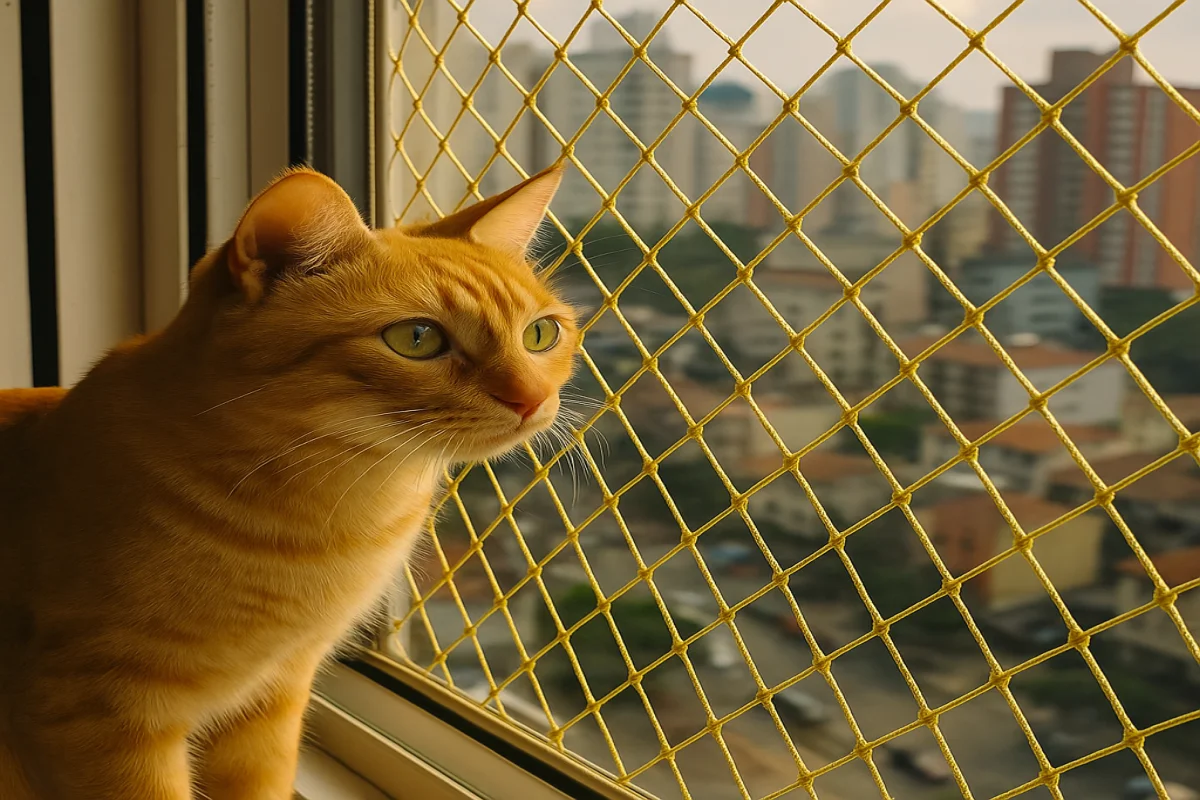 Tela de Proteção para Gatos em Apartamento: Guia Completo 2025
