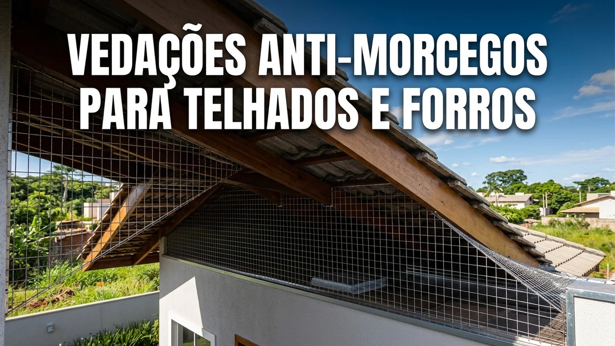 Telas Mosquiteiras e Vedações Anti-Morcegos para Forros e Telhados Residenciais