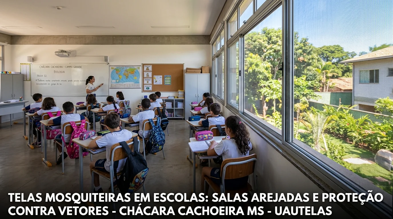 Telas Mosquiteiras em Alumínio e Fibra de Vidro para Escolas: Conforto Térmico e Proteção contra Vetores na Chácara Cachoeira, Campo Grande MS