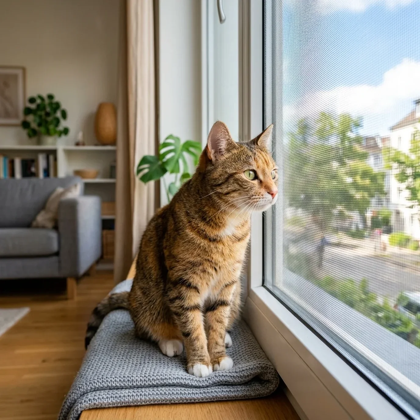 Telas Mosquiteiras Pet Screen para Cães e Gatos em Janelas e Portas de Alumínio: Proteção Anti-Arranhão de Alta Resistência em MS