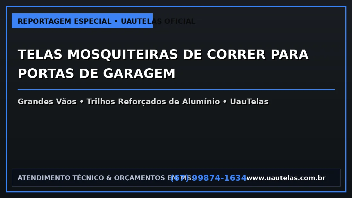 Telas Mosquiteiras para Portas de Garagem: Ventilação e Proteção