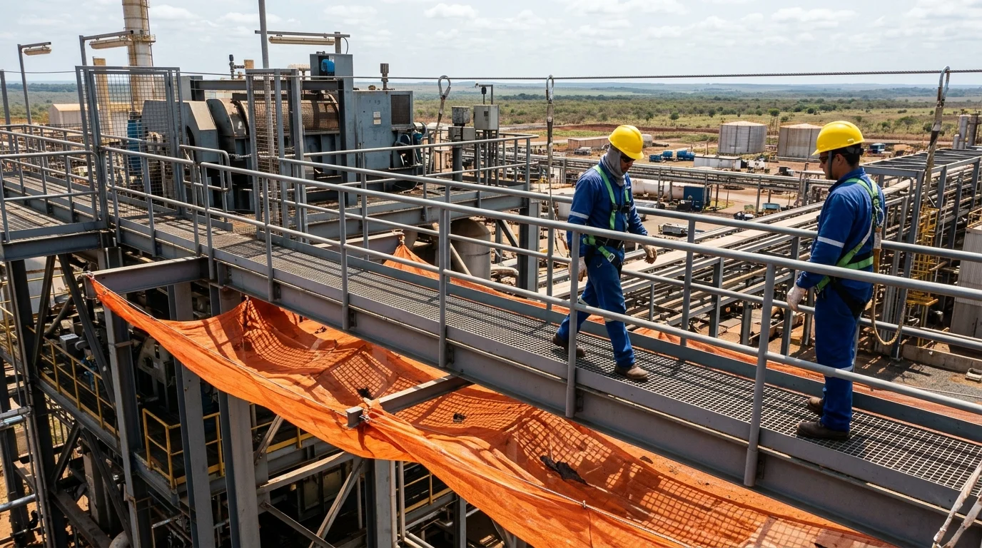 Segurança em Manutenção Industrial e Trabalho em Altura na Região de Campo Grande e Jaraguari (MS): Linhas de Vida e NR-35