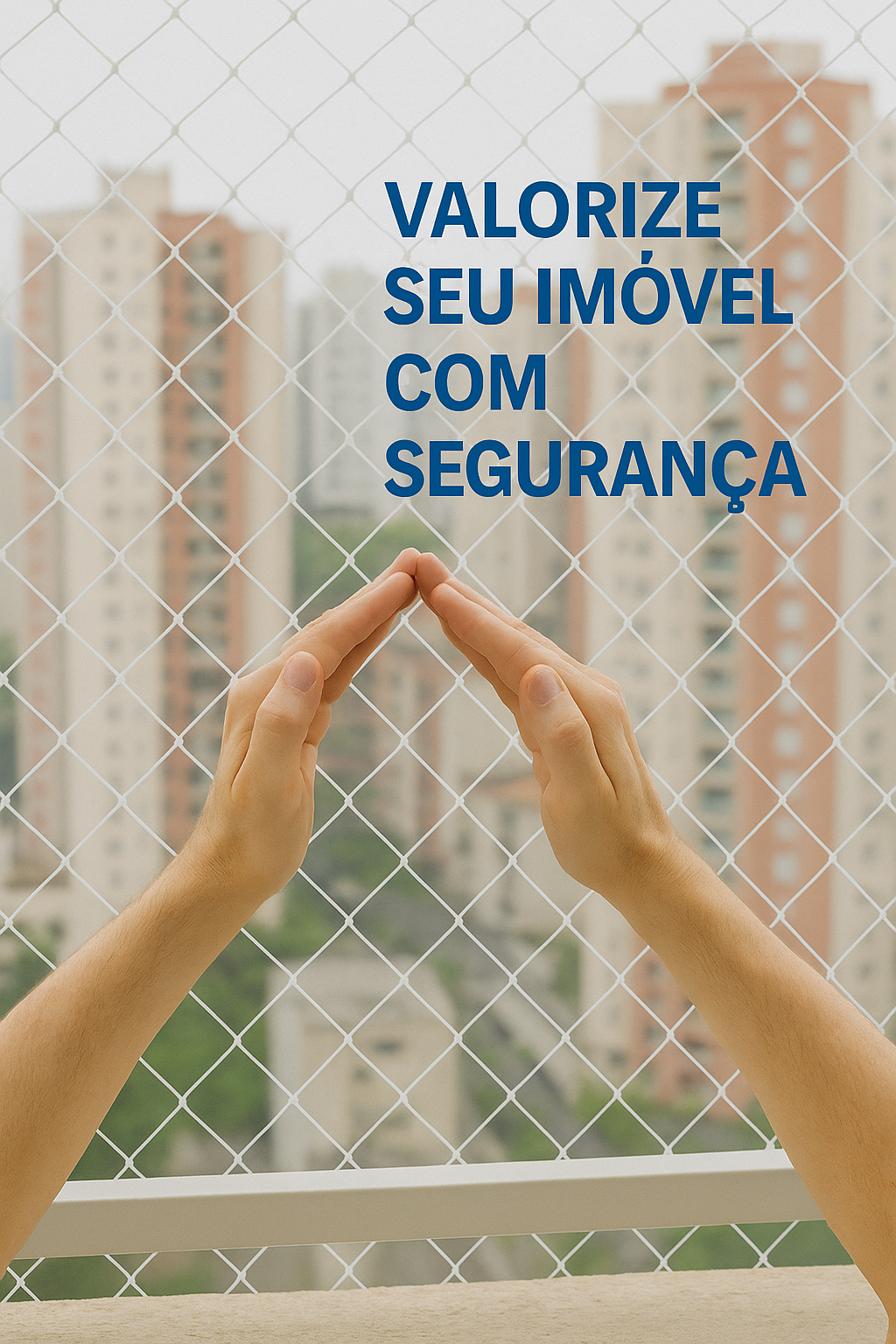 Telas de proteção que valorizam o imóvel e aumentam a segurança com elegância.